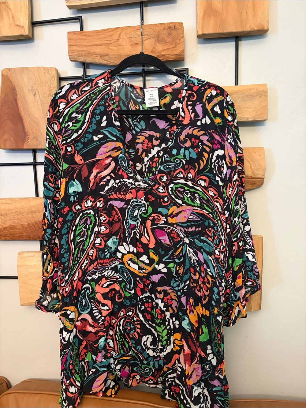 Vibrant Multicolor Paisley Tunic